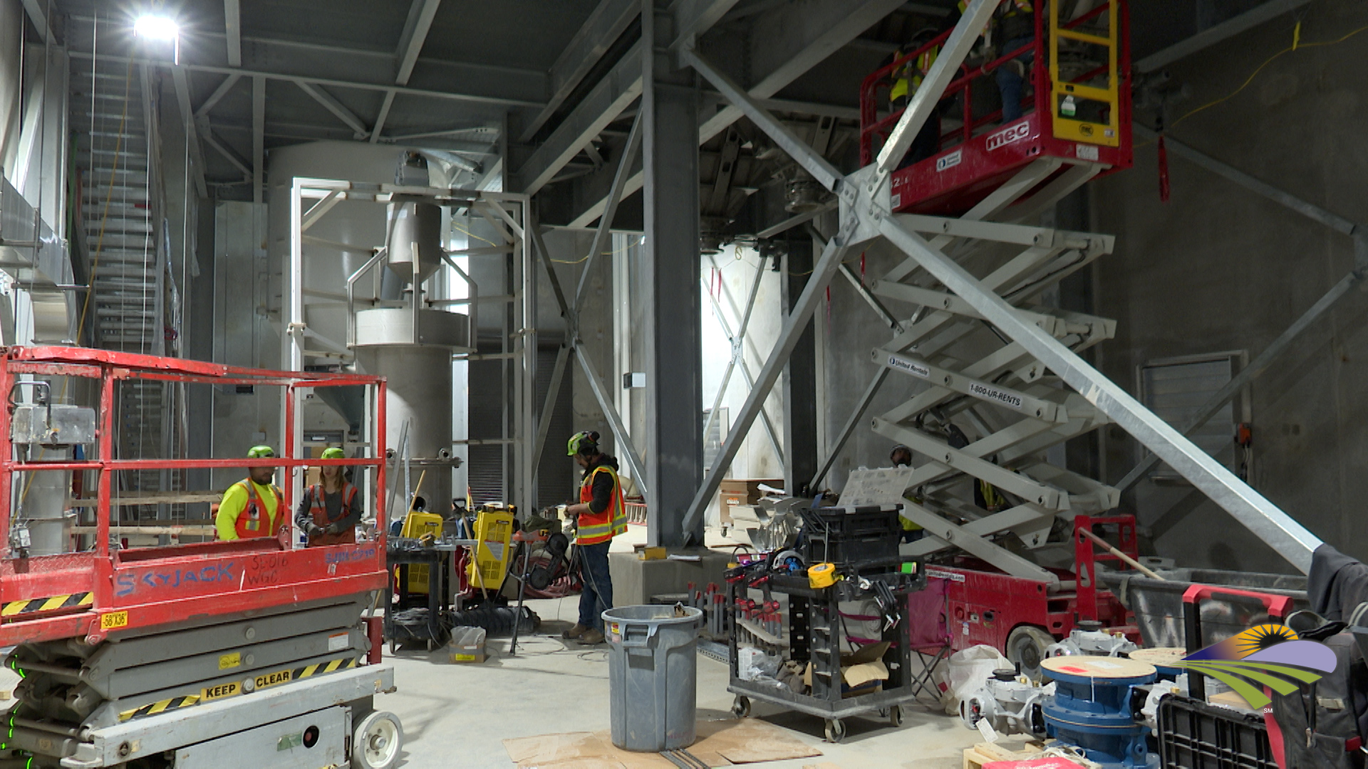 Thumbnail image for Equipment testing starts at the new water treatment plant